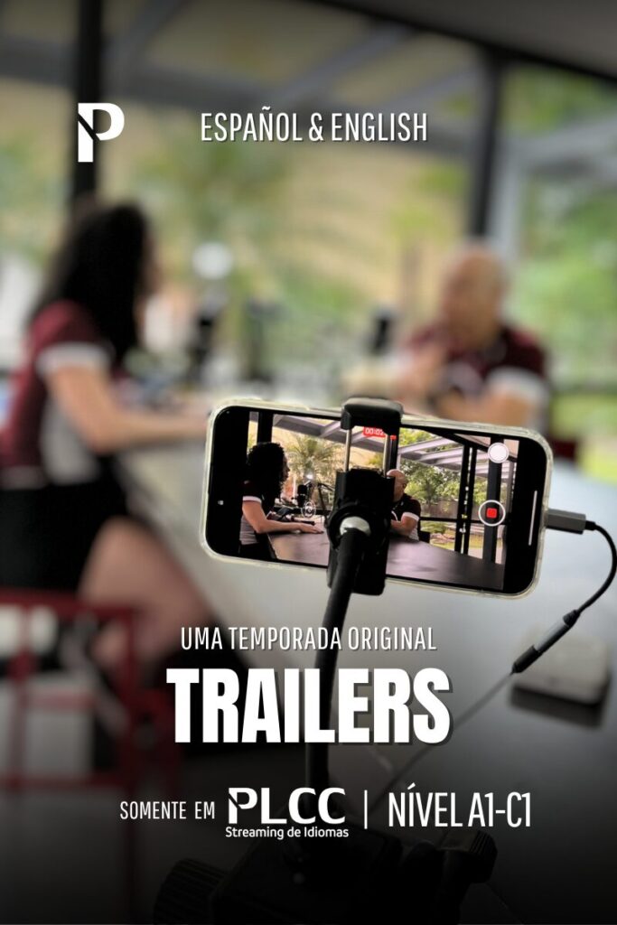Aula dinâmica de inglês ou espanhol com uso de filmes e séries