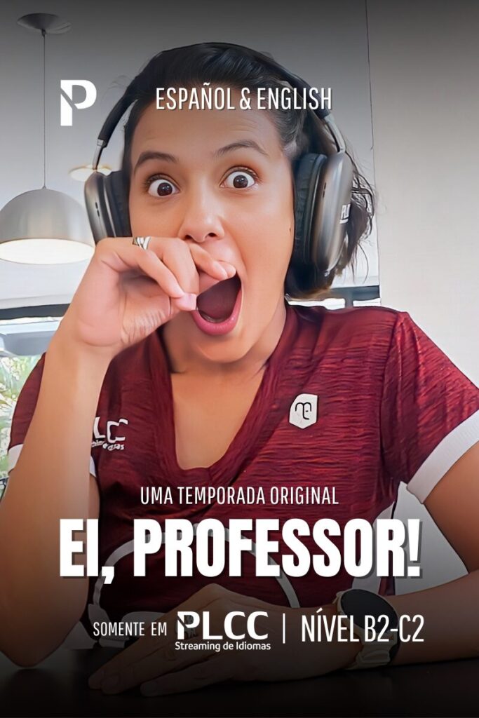 Aula dinâmica de inglês ou espanhol com uso de filmes e séries