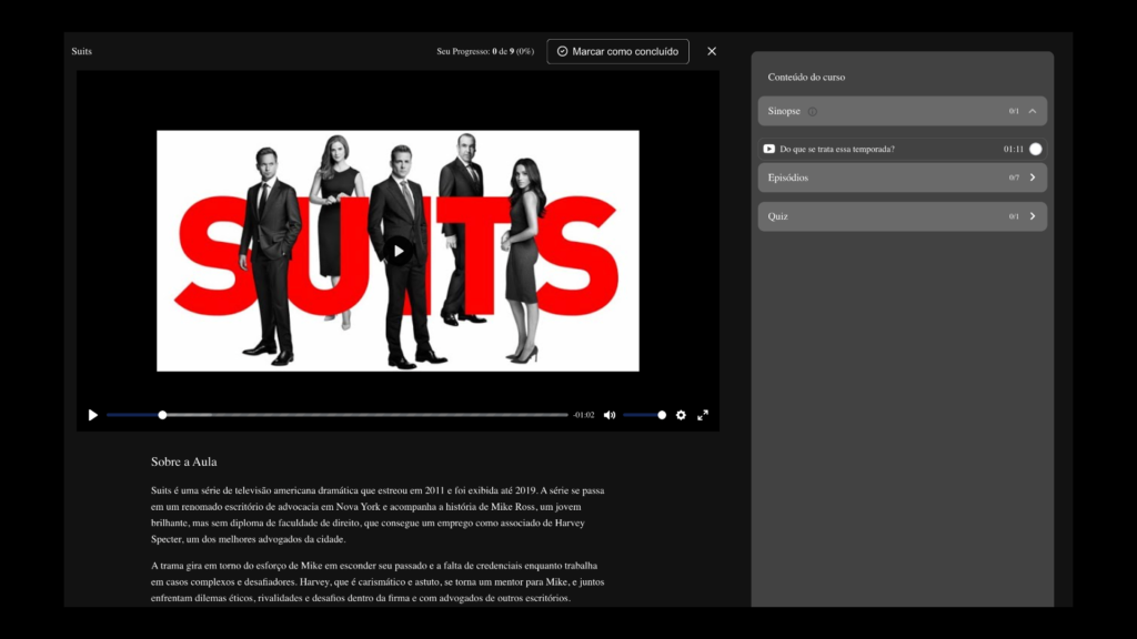 Plataforma da PLCC Idiomas