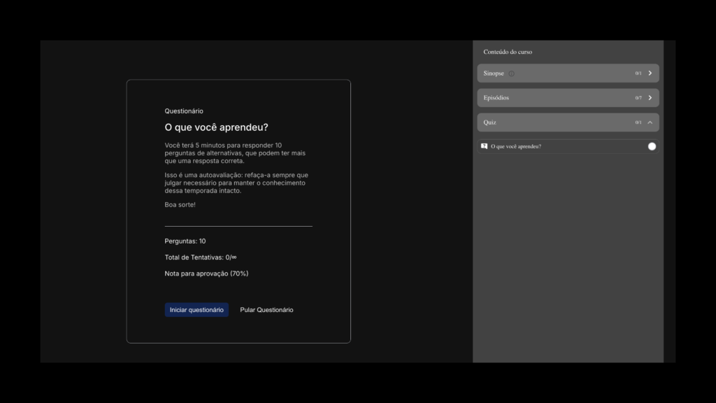 Plataforma da PLCC Idiomas