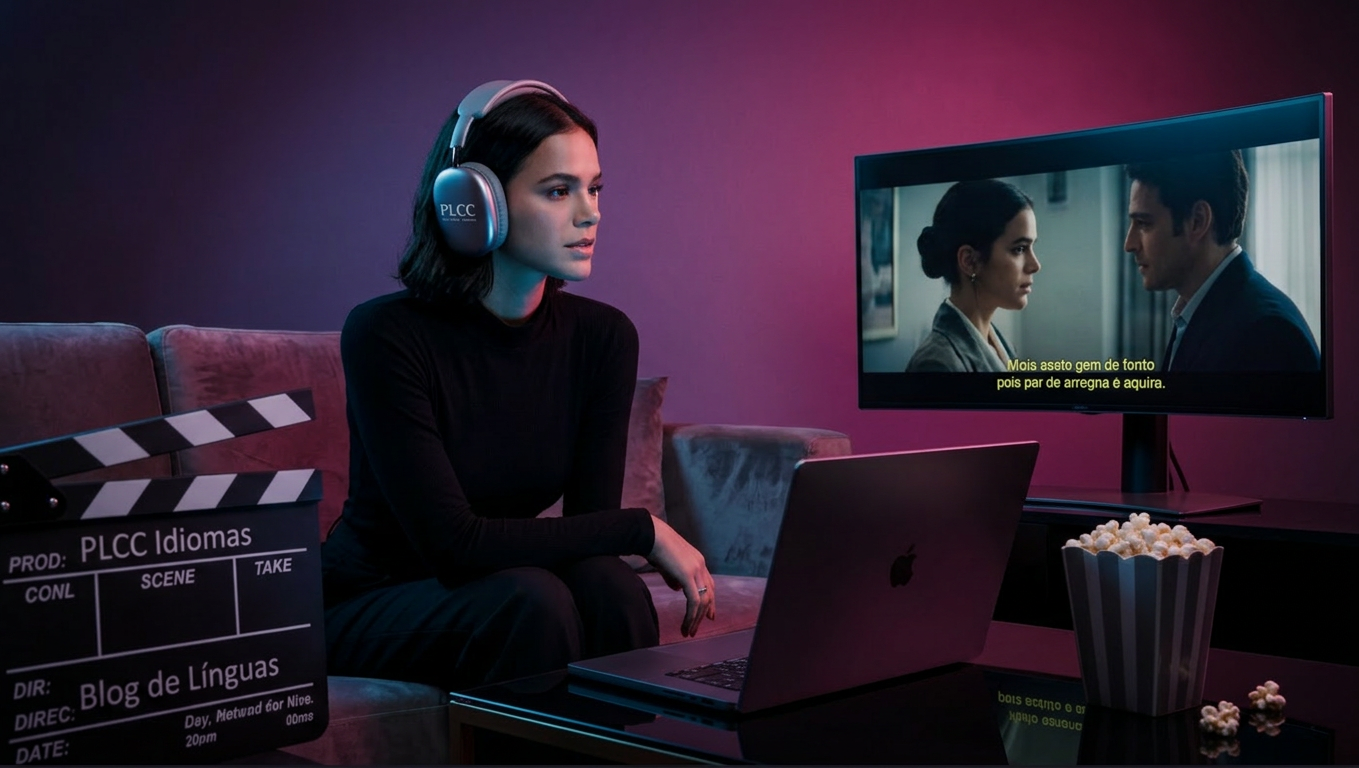 mulher confiante aprendendo inglês com método personalizado PLCC Idiomas